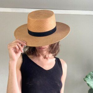 Janessa Leone - Straw hat - sz L